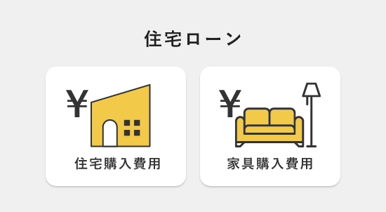 住宅ローン 住宅購入費用 家具購入費用